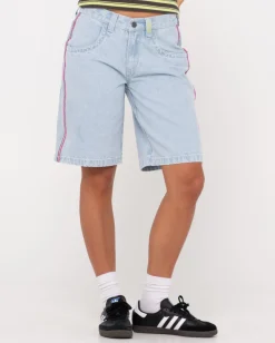 Hot Flip Mommy Low Rise Baggy Jort Womens Jorts