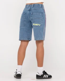 Fashion Flip Mommy Low Rise Baggy Jort Womens Shorts