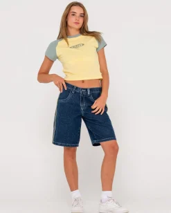 Sale Flip Mommy Low Rise Baggy Jort Womens Denim