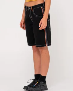 Store Flip Mommy Low Rise Baggy Jort Womens Shorts