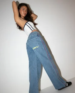 Sale Flip Mommy Low Rise Baggy Jean Womens Pants