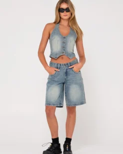 Clearance Flip Mommy Low Rise Baggy Jort Womens Jorts