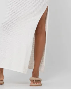 Best Sale Florence V Neck Knit Slip Maxi Dress Womens Overswim