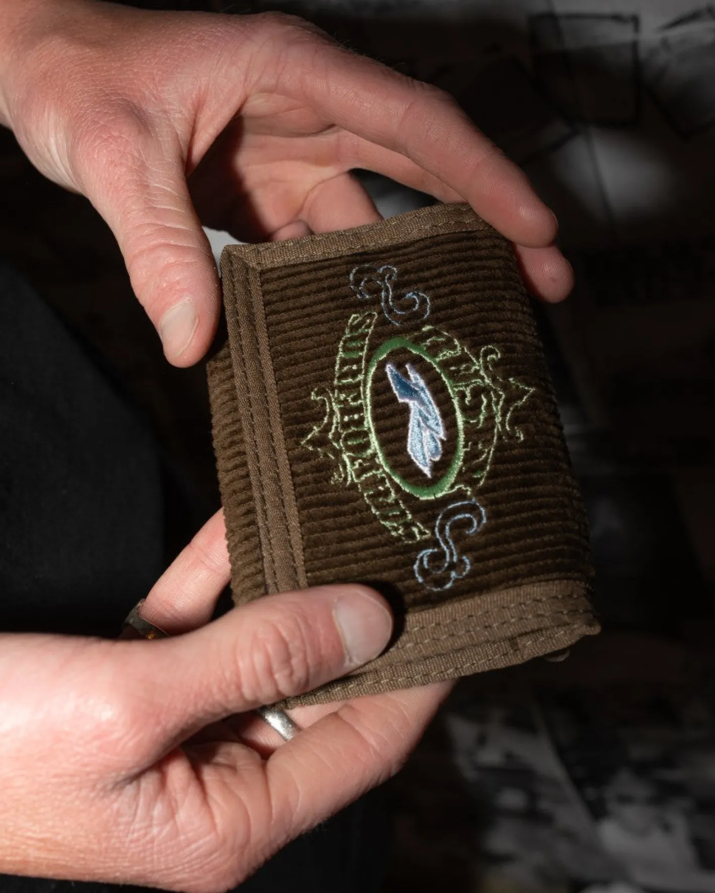 New Frenzy Cord Velcro Wallet Mens Wallets