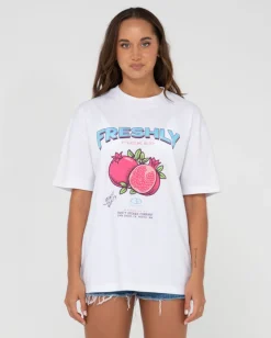 Outlet Fruitful Oversize Graphic Tee Womens Graphic Tees