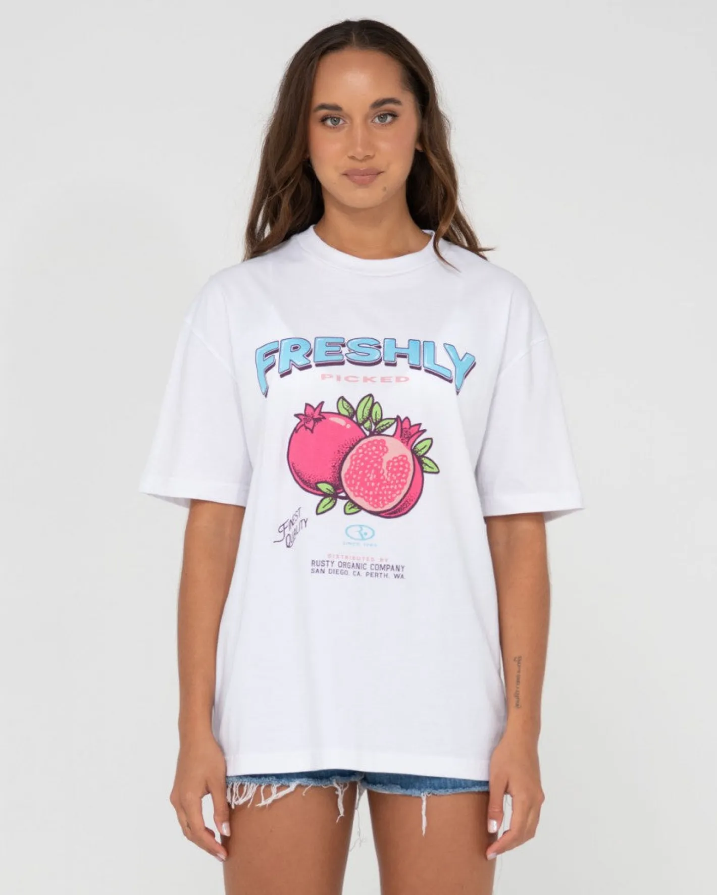 Outlet Fruitful Oversize Graphic Tee Womens Tees & Tanks