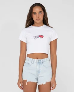 Store Fruitful Short Sleeve Graphic Baby Tee Womens Tees & Tanks