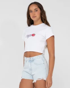 Store Fruitful Short Sleeve Graphic Baby Tee Womens Tees & Tanks