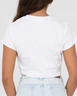 Discount Fruitful Short Sleeve Graphic Baby Tee Womens Graphic Tees