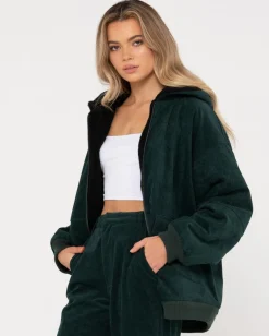 Discount Gables Reversible Zip Up Cord Jacket Womens Jackets