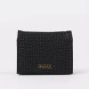 Online Georgie Woven Card Case Womens Wallets & Purses