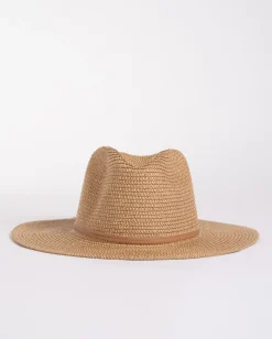 Store Gisele Panama Style Straw Hat Womens Caps & Hats