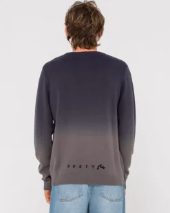 Shop Gradient Ho-Stack Crew Knit Mens Knitwear