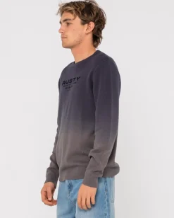 Shop Gradient Ho-Stack Crew Knit Mens Knitwear