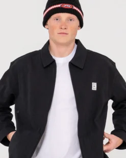 Fashion Greaser Relaxed Zip Up Jacket Mens Jackets