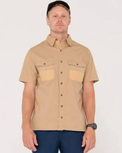 Cheap Grindstone Easy Fit Short Sleeve Shirt Shirts