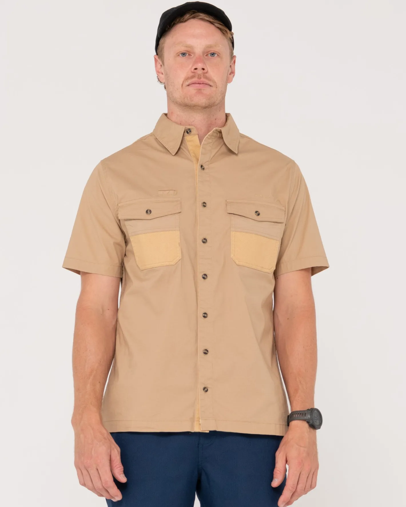 Cheap Grindstone Easy Fit Short Sleeve Shirt Shirts