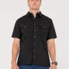 Outlet Grindstone Easy Fit Short Sleeve Shirt Shirts