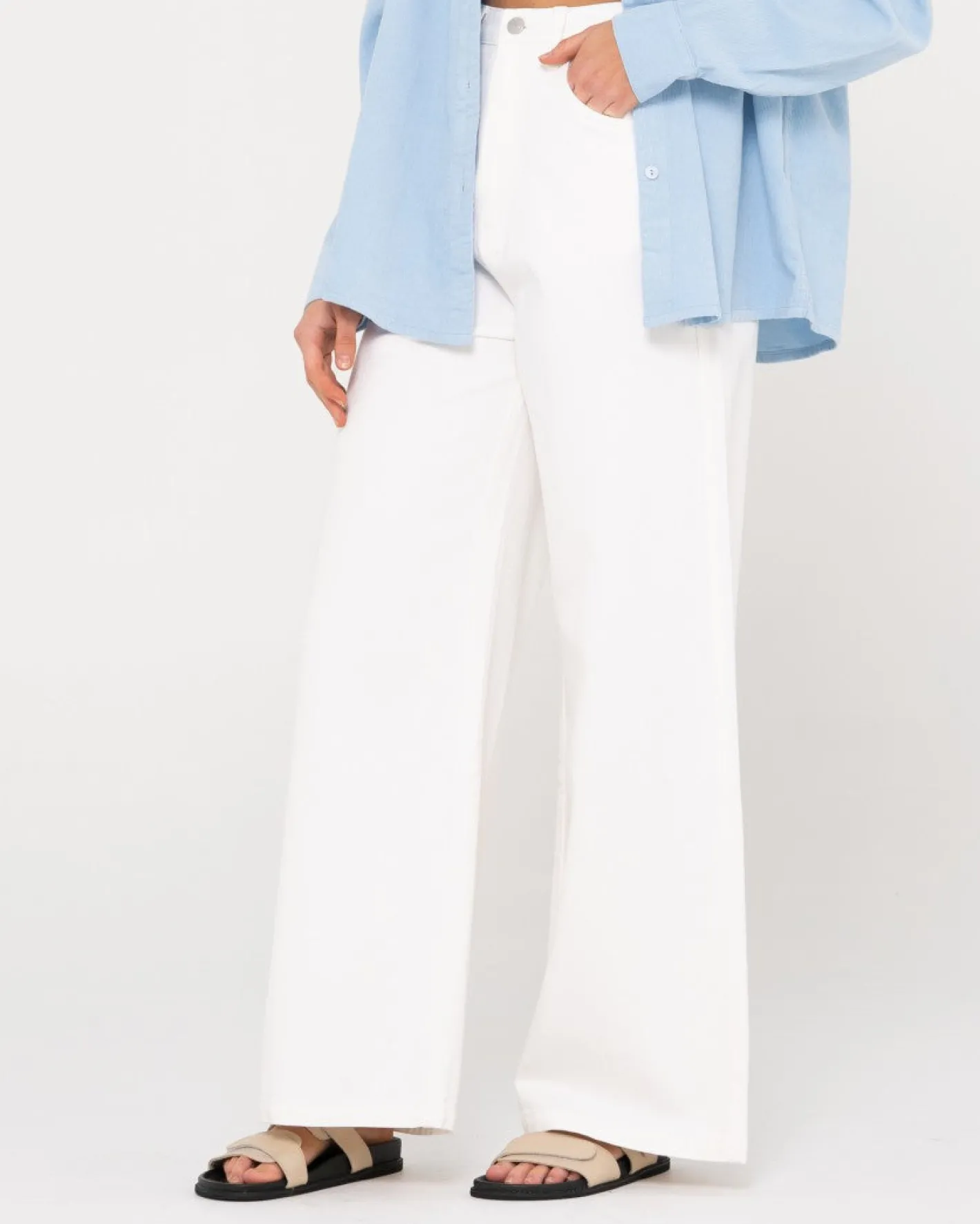 Best Sale Hansen High Waisted Wide Leg Pant Womens Pants