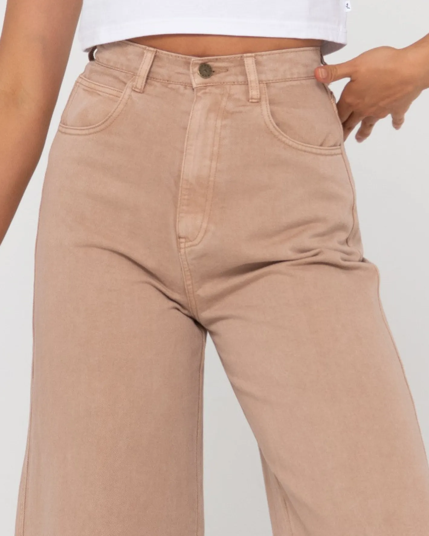 Clearance Hansen High Waisted Wide Leg Pant Womens Pants