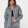 Discount Haze Long Sleeve Overshirt Womens Jackets