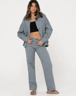 Clearance Haze Long Sleeve Overshirt Womens Fashion Tops
