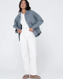 Clearance Haze Long Sleeve Overshirt Womens Fashion Tops