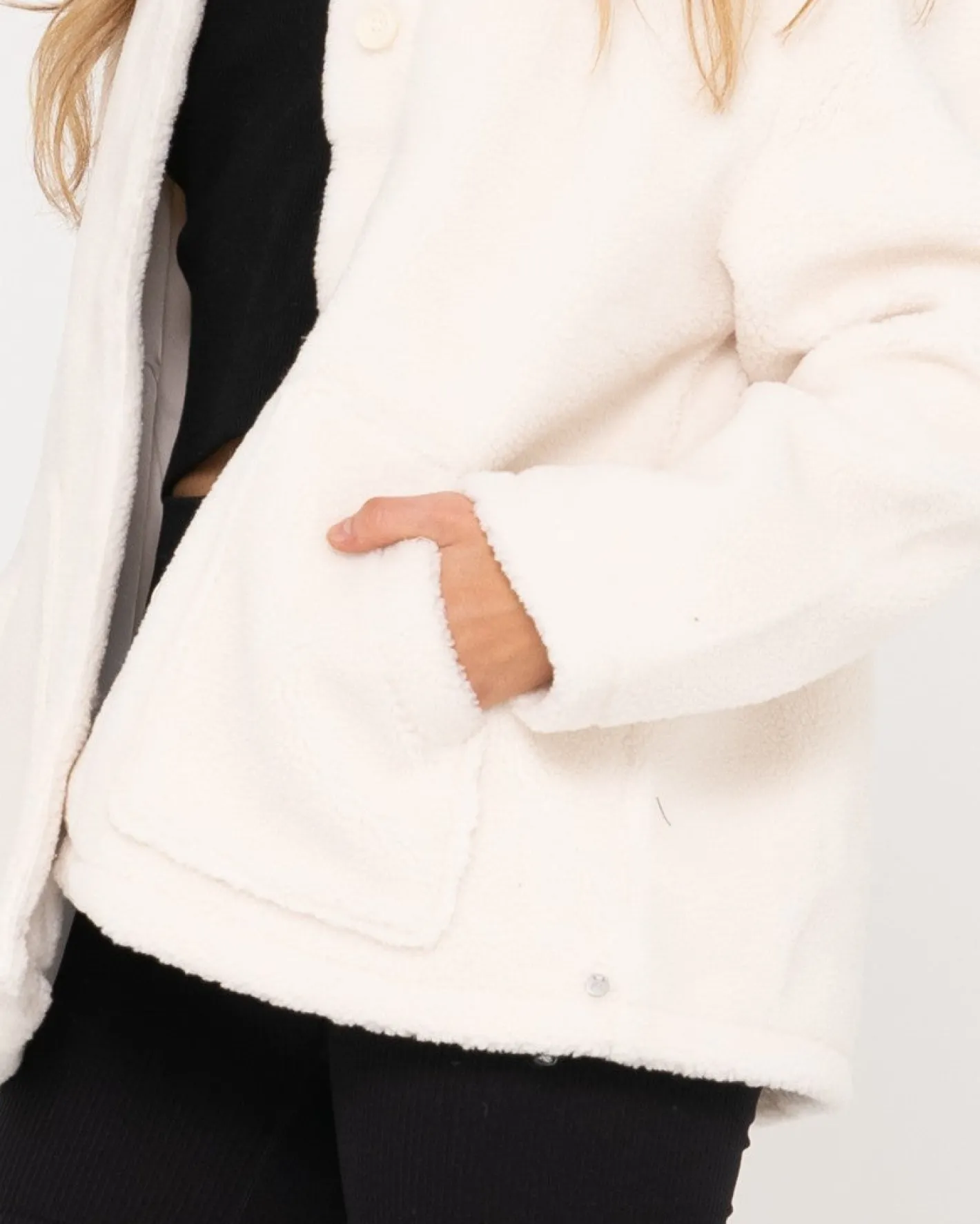 Hot Hazel Button Up Jacket Womens Jackets