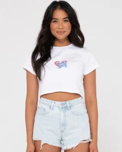 Outlet Heartbreaker Graphic Baby Tee Womens Tees & Tanks