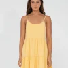 Online Heather Tiered Slip Dress Womens Mini Dresses