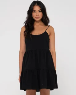 Discount Heather Tiered Slip Dress Womens Mini Dresses