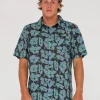 Cheap Hi Viscus Ramie Relaxed Fit Short Sleeve Shirt Mens Shirts
