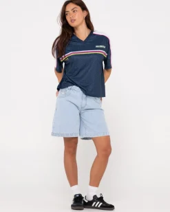 Outlet High Volume Low Rise Baggy Jort Womens Jorts