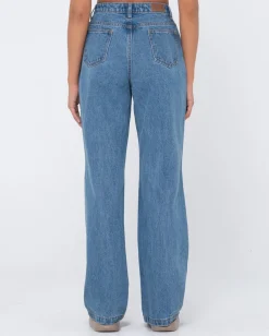 Best Sale High Waisted Baggy Jean Womens Pants