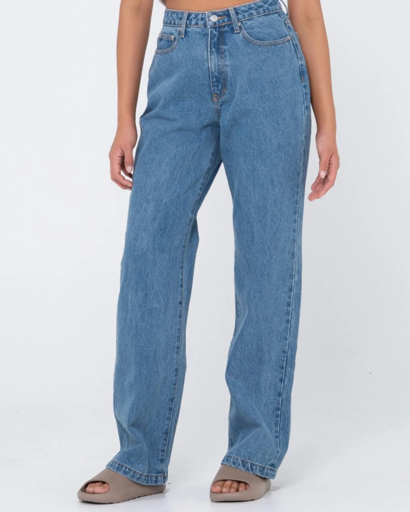 Best Sale High Waisted Baggy Jean Womens Pants