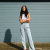 Online High Waisted Straight Jean Womens Pants