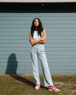 Online High Waisted Straight Jean Womens Pants