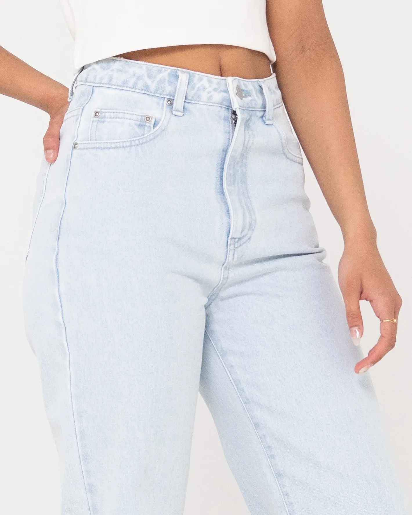 Cheap High Waisted Straight Jean Womens Denim