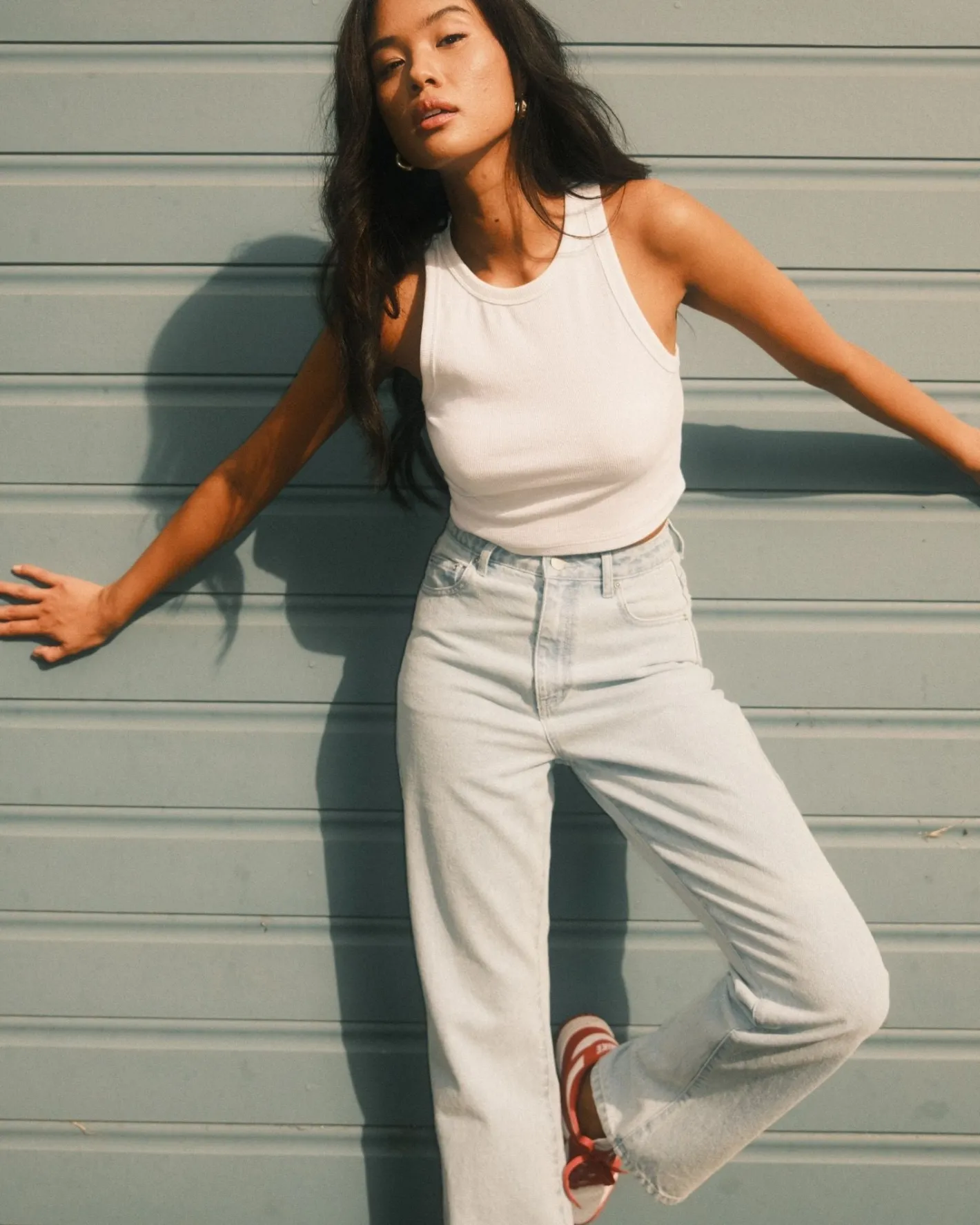 Online High Waisted Straight Jean Womens Pants
