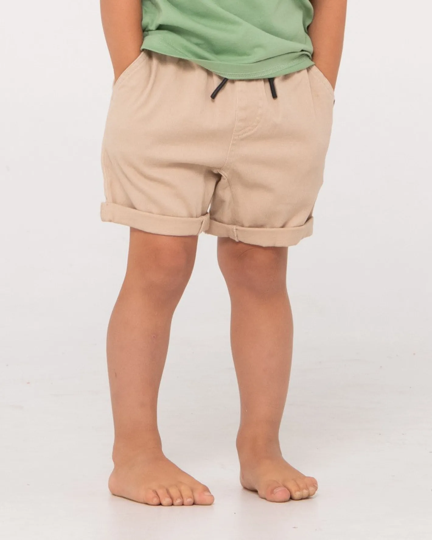 Outlet Hooked On 18 Elastic Short Runts Kids Bottoms