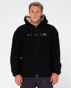 Best Sale In Line Sherpa Zip Up Polar Fleece Mens Hoodies & Fleece