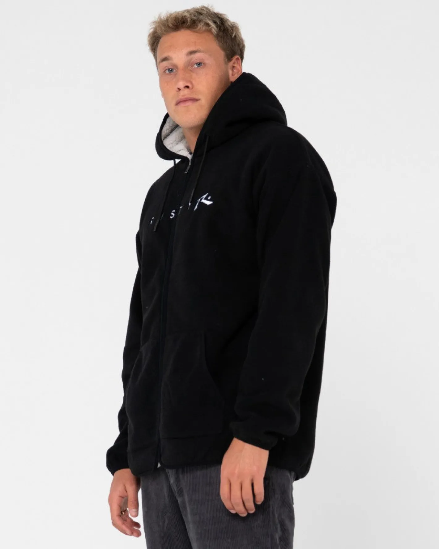 Best Sale In Line Sherpa Zip Up Polar Fleece Mens Hoodies & Fleece