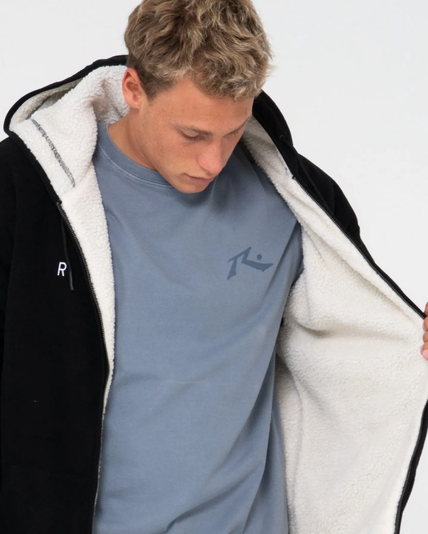 Best Sale In Line Sherpa Zip Up Polar Fleece Mens Hoodies & Fleece