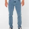 Outlet Indi Slim Fit 5 Pocket Jean Mens Denim
