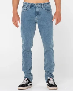 Outlet Indi Slim Fit 5 Pocket Jean Mens Denim