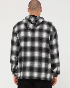 Outlet Indicate Quarter Zip Hood Mens Hoodies & Fleece