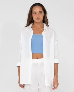Shop Isabelle Oversize Long Sleeve Shirt Womens Overswim
