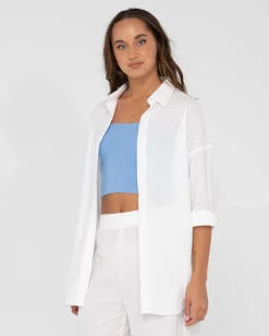 Online Isabelle Oversize Long Sleeve Shirt Womens Shirts