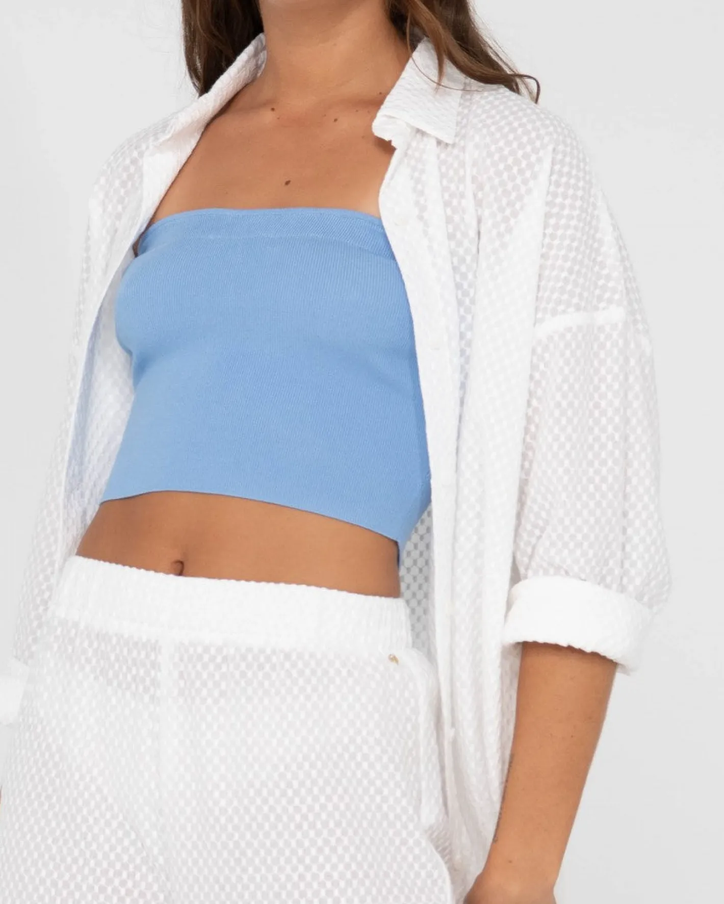 Shop Isabelle Oversize Long Sleeve Shirt Womens Overswim