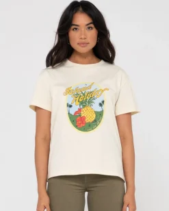 New Island Holiday Relaxed Graphic Tee Womens Tees & Tanks